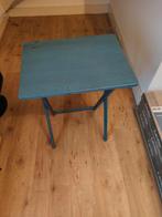 Leuk blauw bijzet tafeltje, Huis en Inrichting, Ophalen