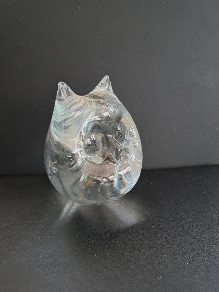 Bergdala glazen uiltje, Antiek en Kunst, Antiek | Glas en Kristal, Ophalen of Verzenden