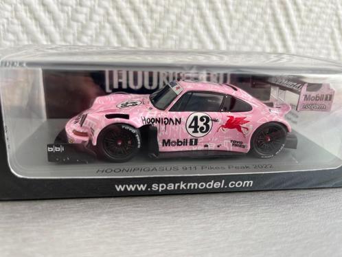 Ken Block Spark 1/18 1/43 Porsche 911 Pikes Peak HOONIPIGASU, Hobby en Vrije tijd, Modelauto's | 1:43, Nieuw, Auto, Overige merken