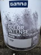 Gamma color intense muurverf, Minder dan 5 liter, Ophalen of Verzenden, Gebruikt, Grijs