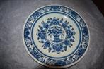 Distel, Delfts blauw en wit aardewerk sierbord, Ophalen of Verzenden
