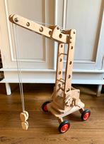 Hijskraan hout, Kinderen en Baby's, Speelgoed | Houten speelgoed, Ophalen, Zo goed als nieuw, Overige typen
