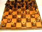 HOUTEN SCHAAKSPEL IN HOUTEN KIST, Ophalen of Verzenden, Nieuw