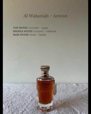 AL WATANIAH - ANWAN -> 2-5-10 ml beschikbaar voor biedingen