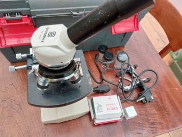 Euromex microscoop met toebehoren beschikbaar voor biedingen
