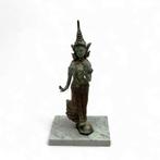 Bronzen sculptuur, Thaise tempelwachter, Ophalen of Verzenden