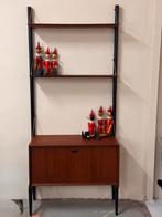 Louis van Teeffelen voor Webe vintage modulair wandsysteem, 200 cm of meer, Teakhout, Ophalen of Verzenden, Minder dan 150 cm