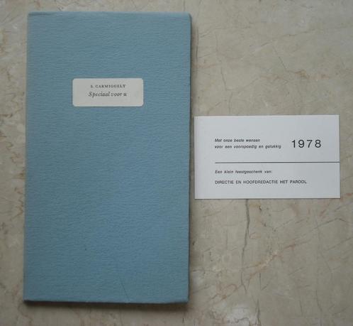 S. Carmiggelt - Speciaal voor U - Jaarwisseling 1977-1978, Boeken, Literatuur, Nederland, Ophalen of Verzenden