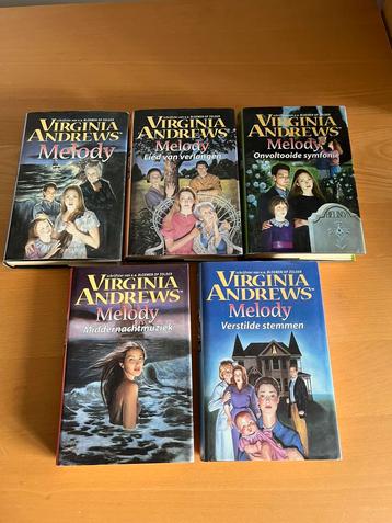 Virginia Andrews Melody deel 1 t/m 5. beschikbaar voor biedingen