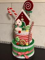 Velvet snoeptaart kerstdecoratie, Diversen, Kerst, Ophalen of Verzenden, Zo goed als nieuw