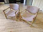 Set grote zit stoelen rotan, Huis en Inrichting, Stoelen, Ophalen, Gebruikt, Twee, Overige kleuren