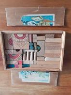 houten speelgoed ( blokken in doos ), Kinderen en Baby's, Speelgoed | Houten speelgoed, Ophalen, Gebruikt, Overige typen