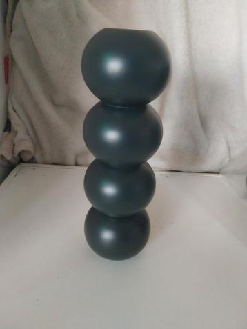 Nordic Style Black Wooden Candle Holder – 34 cm beschikbaar voor biedingen