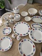 Boerenbont servies 53-delig, Antiek en Kunst, Antiek | Servies compleet, Ophalen