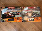 Carrera racebanen (2x) en 4x raceauto, Carrera, Ophalen of Verzenden, Elektrisch, Racebaan