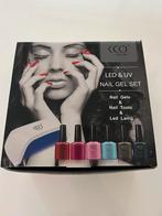 Gellak starter set met 4 kleuren nagellak, Ophalen, Zo goed als nieuw, Handen en Nagels, Make-up