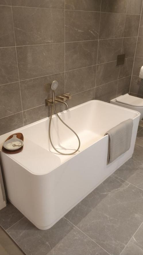 Detremmerie vtwonen Soft Edge bad vrijstaand 160x73cm mat wh, Huis en Inrichting, Badkamer | Complete badkamers, Nieuw, Ophalen