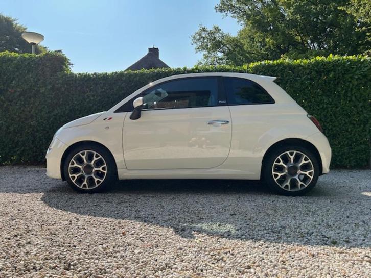 Fiat 500 0.9 80pk Twinair Turbo 2014 Wit, Auto's, Fiat, Particulier, Airconditioning, Bluetooth, Boordcomputer, Centrale vergrendeling
