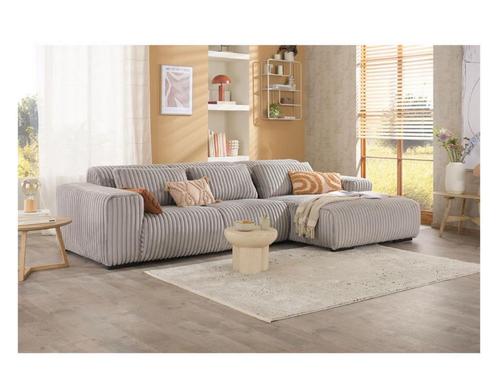 BEIGE TEDDY BANK | 2 ZITS + LOUNGE | ZONDER LEVERTIJD, Huis en Inrichting, Banken | Bankstellen, Nieuw, Hoekbank, Stof, Ophalen of Verzenden