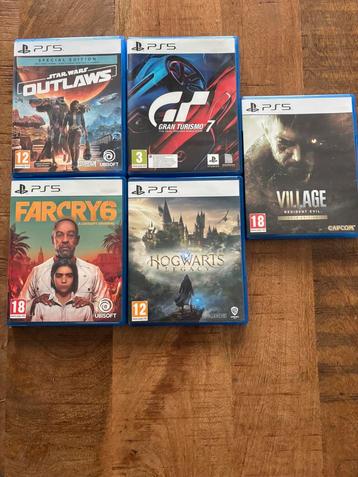 5 ps5 games te koop.  beschikbaar voor biedingen
