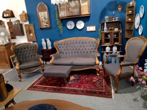 Vintage bankstel, Antiek en Kunst, Antiek | Meubels | Stoelen en Banken, Ophalen