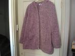 Herfst jas grijs lila met capuchon. Maat 46., Ophalen of Verzenden, Gedragen, Maat 46/48 (XL) of groter, Overige kleuren