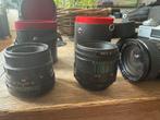 RevueFlex Camera met 3 Lenzen, Ophalen of Verzenden, Gebruikt, Standaardlens