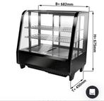 Koelvitrine GGM Gastro, Ophalen, Zonder vriesvak, 75 tot 100 liter, Nieuw