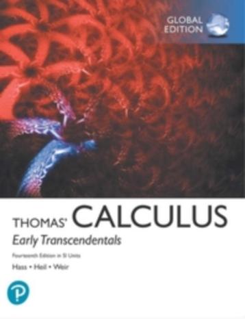 Thomas' Calculus: Early Transcendentals in SI Units beschikbaar voor biedingen