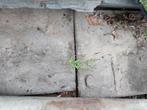 beton tegels 40X60 tegels  2 halve  2 rest stukken, Ophalen, Zo goed als nieuw, Minder dan 5 m², Beton