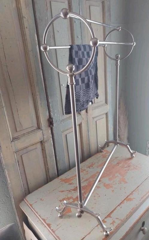 Authentieke art deco staand handdoeken rek droogrek ca 1920, Antiek en Kunst, Antiek | Woonaccessoires, Ophalen