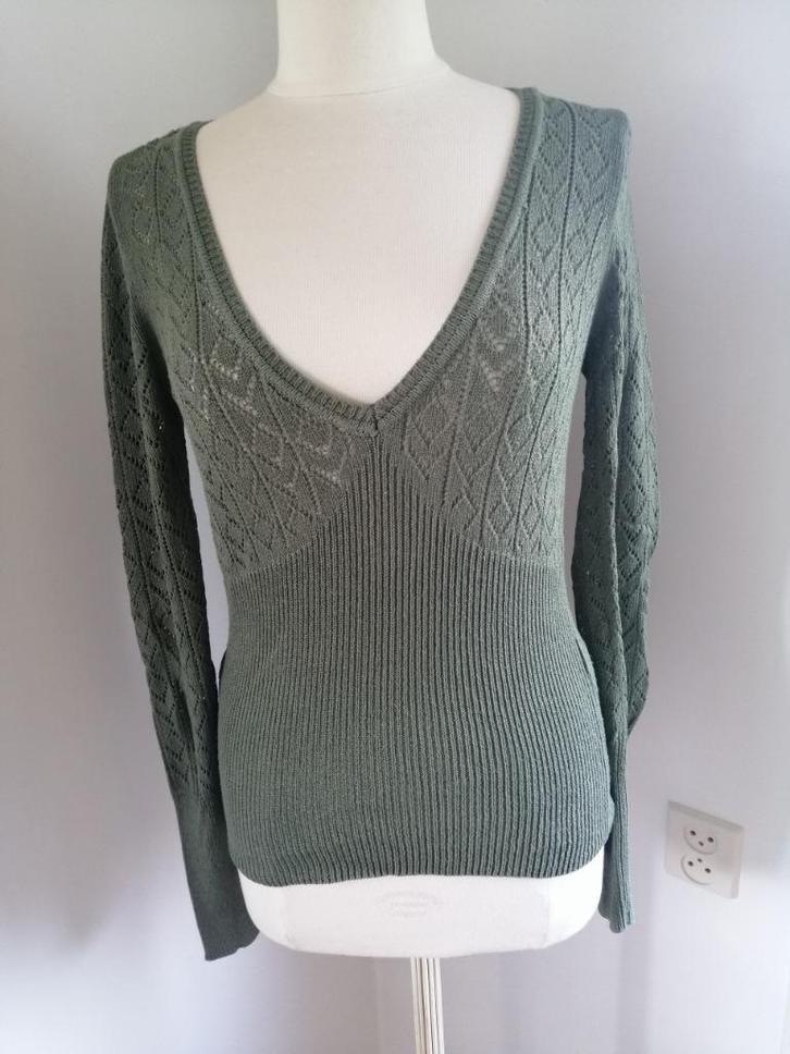 DEPT trui groen ajour maar S - nieuw -, Kleding | Dames, Truien en Vesten, Nieuw, Groen, Ophalen of Verzenden