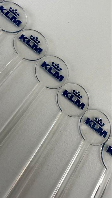 KLM tonic roerstaafjes / tonic stampers (11) beschikbaar voor biedingen