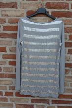 nieuw - mooie grijze lovertjes top van 3Suisses nl mt 32-34, Kleding | Dames, Tops, Nieuw, 3suisses, Ophalen of Verzenden, Lange mouw