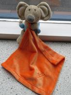 Knuffeldoek Mike the Mouse muis merk Tiamo oranje velours, Ophalen of Verzenden, Zo goed als nieuw, Overige typen