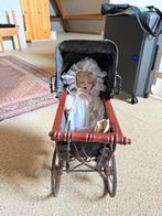 Poppenwagen met pop, Kinderen en Baby's, Kinderwagens en Combinaties, Ophalen of Verzenden, Zo goed als nieuw, Overige merken