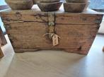 Indiaase houten kist, Ophalen, Minder dan 50 cm, 50 tot 100 cm, Nieuw