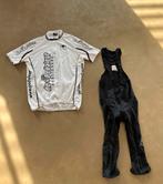 Zwart witte Ultima fietskleding shirt en broek maat L XL, Bovenkleding, Ophalen of Verzenden, Heren, Zo goed als nieuw