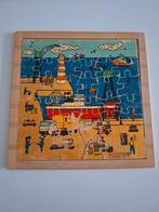 Educo houten puzzel "Haven ", Gebruikt, Ophalen of Verzenden