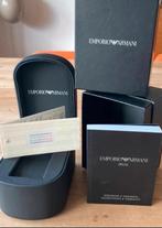 Emporio Armani Watch Box, Ophalen of Verzenden, Zo goed als nieuw, Staal, Overige merken