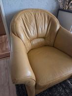 Leren relax fauteuil, Huis en Inrichting, Fauteuils, Ophalen, Zo goed als nieuw, 75 tot 100 cm, 50 tot 75 cm