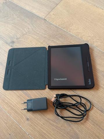 Kobo Libra H2O e-reader compleet + sleepcover beschikbaar voor biedingen