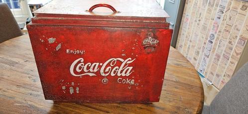 Vintage Coca Cola koelbox (cooler), Verzamelen, Merken en Reclamevoorwerpen, Gebruikt, Overige typen, Ophalen of Verzenden