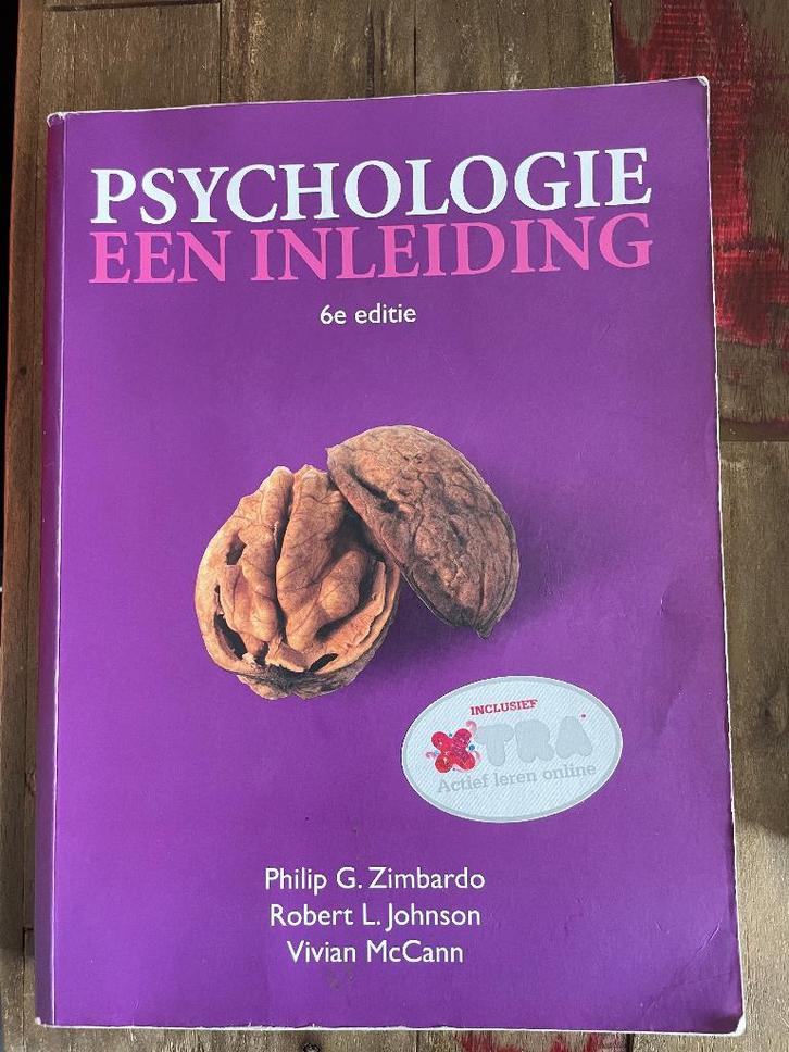 Psychologie, een inleiding, Boeken, Studieboeken en Cursussen, Zo goed als nieuw, HBO, Gamma, Verzenden
