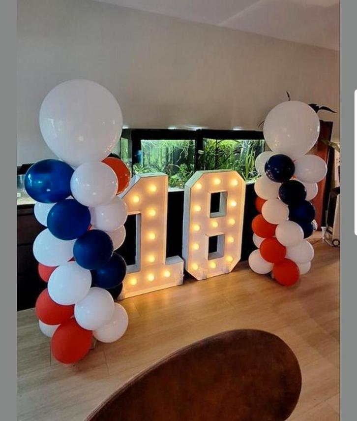 Te huur! 2 ballonnenpilaren voor €50 compleet gemaakt, Hobby en Vrije tijd, Feestartikelen | Verhuur, Zo goed als nieuw, Geboorte of Huwelijk