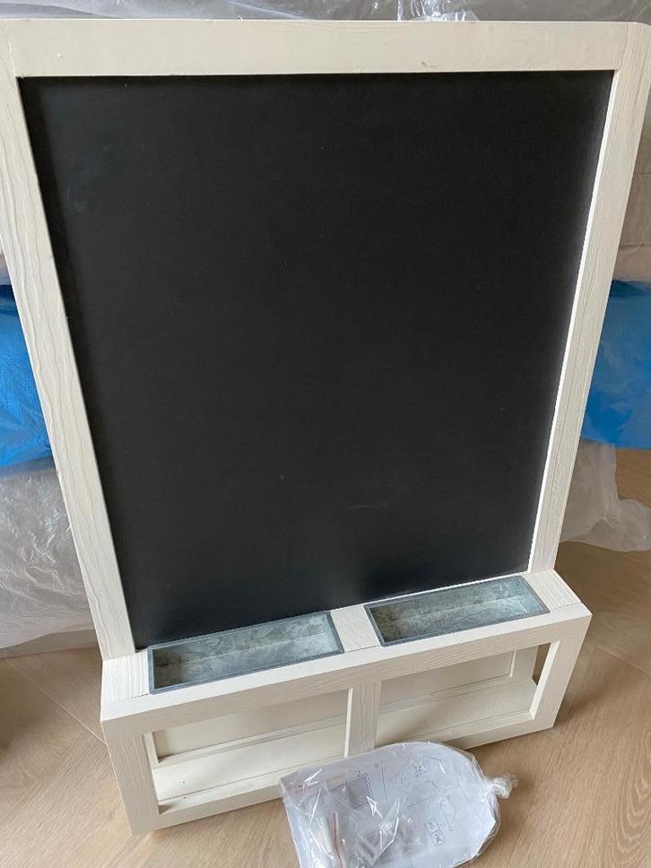 Mooie krijtbord wit NIEUW, Huis en Inrichting, Woonaccessoires | Memoborden, Nieuw, Overige typen, Ophalen