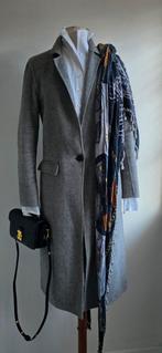 Zara wollen tussenjas grijs hand gemaakt 38 tm 42, Zara, Verzenden, Grijs