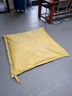Zitzak/-kussen, (olijf-)groen, groot model, 1.40 x 1.40 m., Ophalen of Verzenden, Zo goed als nieuw, Groen, Vierkant
