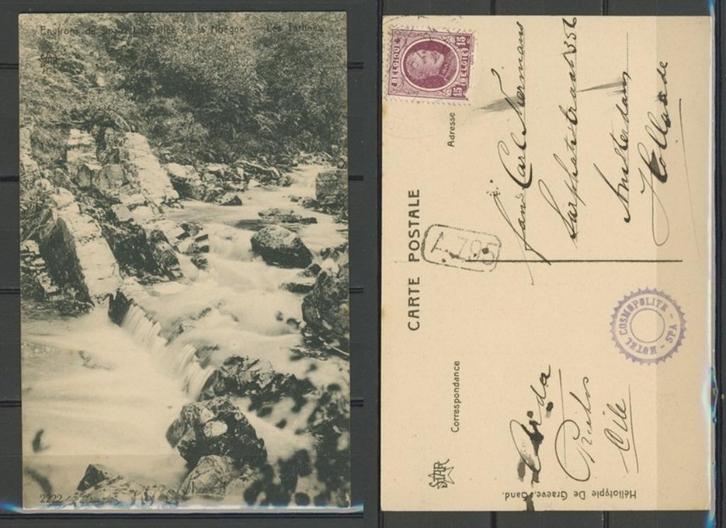 Spa 1924 Vallei Hoegne Ansichtkaart 944a jdu, Verzamelen, Ansichtkaarten | België, Gelopen, Namen, Voor 1920, Ophalen of Verzenden