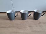 3x grijze mok hema, Huis en Inrichting, Keuken | Servies, Ophalen of Verzenden, Zo goed als nieuw, Overige stijlen, Kop(pen) en/of Schotel(s)